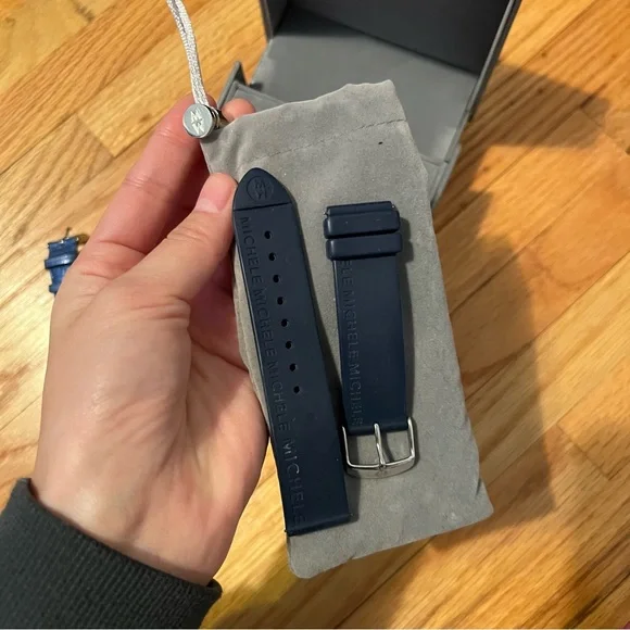 Michele watch with extra band - Picture 5 of 8